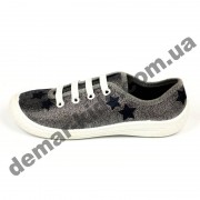Детские кеды-тапочки 3F Fredom For Feet MALWA 4BT14/6 серебро