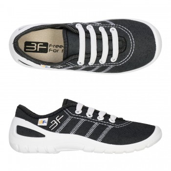 Детские кеды-тапочки 3F Fredom For Feet MIDAS 4RX14/9 серо-белые