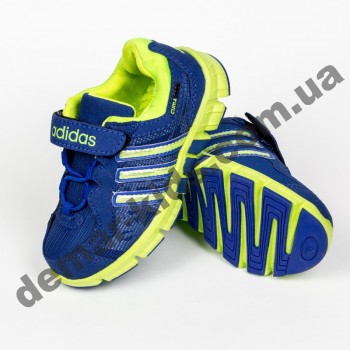 Детские кроссовки Adidas сине-салатовые ClimaCool