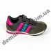 Детские кроссовки Adidas микропора серо-розовая