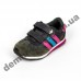 Детские кроссовки Adidas микропора серо-розовая