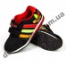 Детские кроссовки Adidas черно-красные