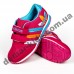 Детские кроссовки Adidas малиново-голубые