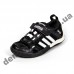 Детские кроссовки Adidas Daroga черно-белые сквозная сетка 