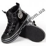 Детские демисезонные ботинки Apawwa 191-1B Black 31-36