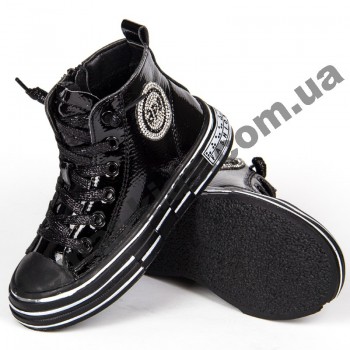 Детские демисезонные ботинки Apawwa 191-1B Black 31-36