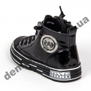 Детские демисезонные ботинки Apawwa 191-1B Black 31-36
