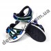 Детские голографические босоножки Apawwa GX187-1 (GX188-1) NAVY сине-зеленые
