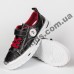 Детские кроссовки кеды Apawwa VC75-1 BLACK черно-красные 31-36