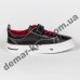 Детские кроссовки кеды Apawwa VC75-1 BLACK черно-красные 31-36