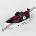 Детские кроссовки кеды Apawwa VC75-1 BLACK черно-красные 31-36