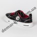 Детские кроссовки кеды Apawwa VC75-1 BLACK черно-красные 31-36