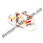 Детские голографические босоножки Apawwa GX187-1 (GX188-1) PINK розово-желтые