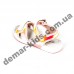 Детские голографические босоножки Apawwa GX187-1 (GX188-1) PINK розово-желтые