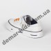 Детские кроссовки кеды Apawwa VC74-1 WHITE бело-оранжевые 25-30