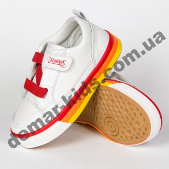 Детские кроссовки Apawwa GC05-1 RED бело-красные 20-25
