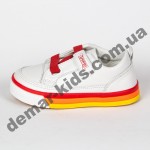 Детские кроссовки Apawwa GC05-1 RED бело-красные 20-25