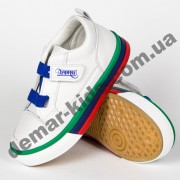 Детские кроссовки Apawwa GC05-1 NAVY бело-синие 20-25