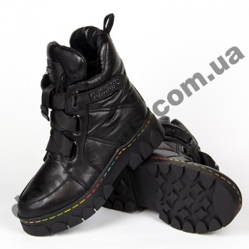 Детские зимние ботинки Apawwa DD53 BLACK 32-37