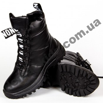Детские зимние ботинки Apawwa DD49 Black 32-37