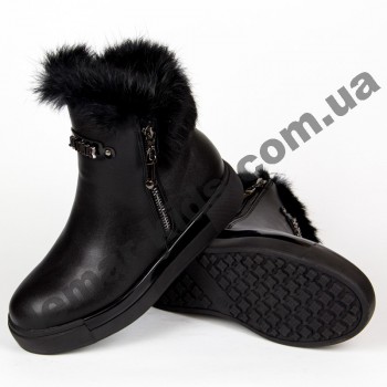 Детские зимние ботинки Apawwa DD47 Black 32-37