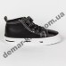 Детские кроссовки кеды Apawwa VQ71-1 BLACK черно-зеленые 31-36