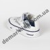 Детские кроссовки кеды Apawwa VQ71-1 WHITE бело-черные 31-36