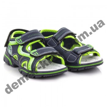 Детские босоножки BBT kids серо-салатовые ( 26-30 )