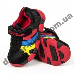 Детские кроссовки BIKU-KIDS черно-красные ( 21-25 )