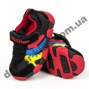 Детские кроссовки BIKU-KIDS черно-красные ( 21-25 )