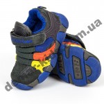 Детские кроссовки BIKU-KIDS серо-синие ( 21-25 )