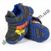 Детские кроссовки BIKU-KIDS серо-синие ( 21-25 )