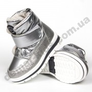 Детские зимние ботинки Clibee A88 silver серебро ( 22-27 )