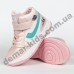 Детские высокие кроссовки хайтопы Clibee P693 PINK/WHITE  26-31