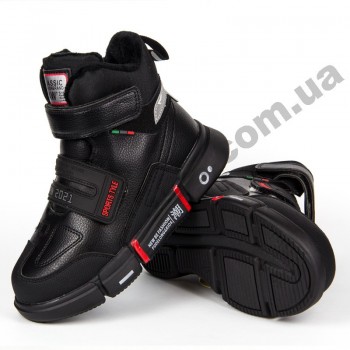 Детские зимние ботинки Clibee P633 черные ( 32-37 )