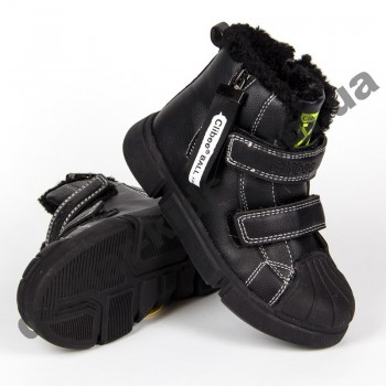 Детские ботинки Clibee h216 black черные ( 27-32 )