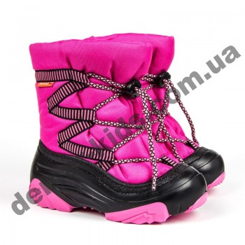 Детские зимние дутики Demar ZIG-ZAG A розовый 4025A