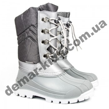 Детские зимние дутики Demar VOYAGER Light серебро 1315E