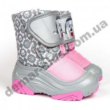 Зимние дутики Demar Doggy 2 Light 4026NA розовые