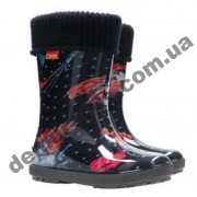 Детские резиновые сапоги Demar HAWAI LUX PRINT AM ( цветы )