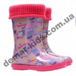 Детские резиновые сапоги Demar HAWAI LUX PRINT AL ( единорог )