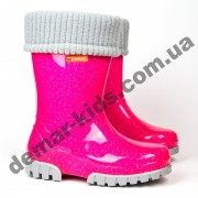 Детские резиновые сапоги Demar TWISTER LUX G ( малина перламутр )