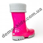 Детские резиновые сапоги Demar TWISTER LUX G ( малина перламутр )