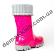 Детские резиновые сапоги Demar TWISTER LUX G ( малина перламутр )