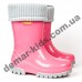 Детские резиновые сапоги Demar TWISTER LUX F ( розовые )