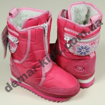 Детские дутики Super Gear розовые