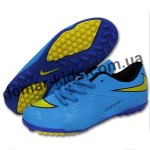 Детские футбольные сороконожки Nike Hypervenom синие