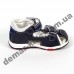 Детские босоножки Jong Golf  A881-1/A885-1 сине-белые