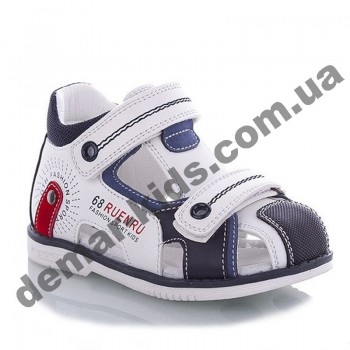 Детские босоножки Jong Golf  A906-7 бело-синие