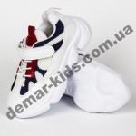 Детские кроссовки Jong Golf B90202 бело-синие 26-31